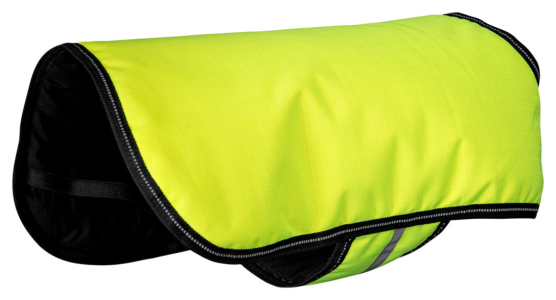 Knuffelwuff Hundemantel Funktionstextil reflektierend Neon Gelb