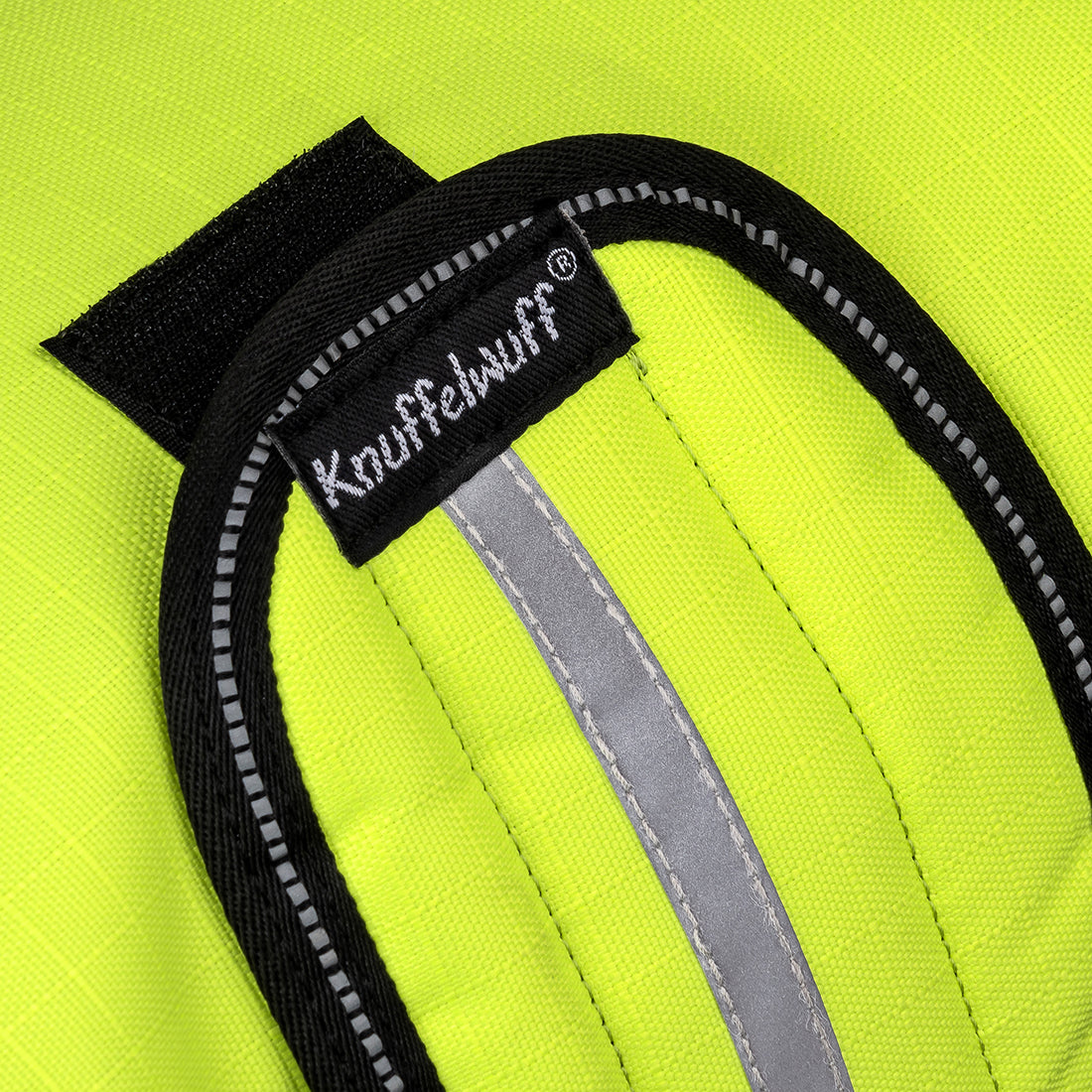 Knuffelwuff Hundemantel Funktionstextil reflektierend Neon Gelb
