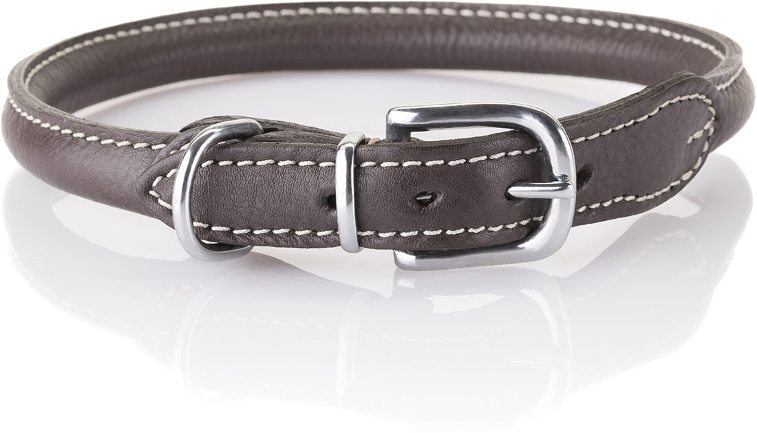 Knuffelwuff weiches Echtleder Rundhalsband Hoopa
