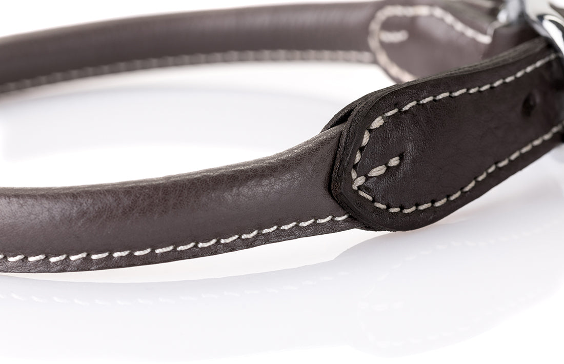 Knuffelwuff weiches Echtleder Rundhalsband Hoopa