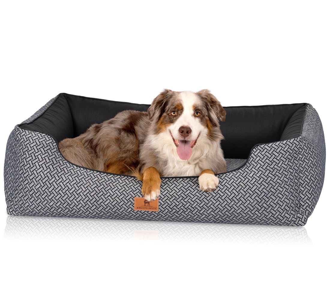 Knuffelwuff Orthopädisches Design Hundebett Sanford – Eleganz trifft auf höchsten Komfort