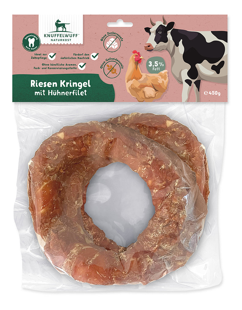 Knuffelwuff Riesen-Kringel – Extra großer Kauspaß für gesunde Zähne