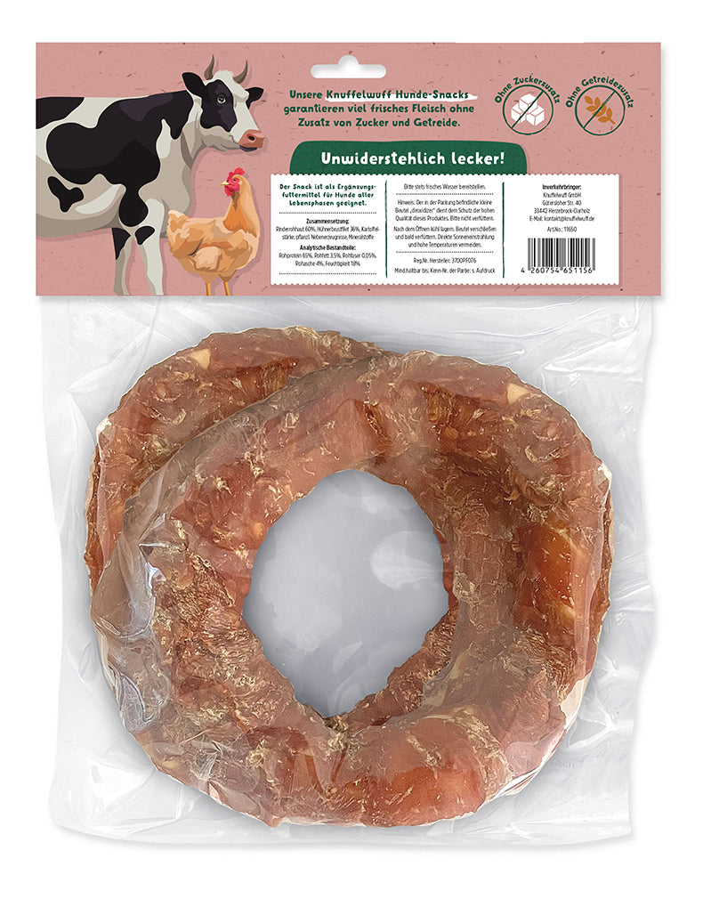 Knuffelwuff Riesen-Kringel – Extra großer Kauspaß für gesunde Zähne