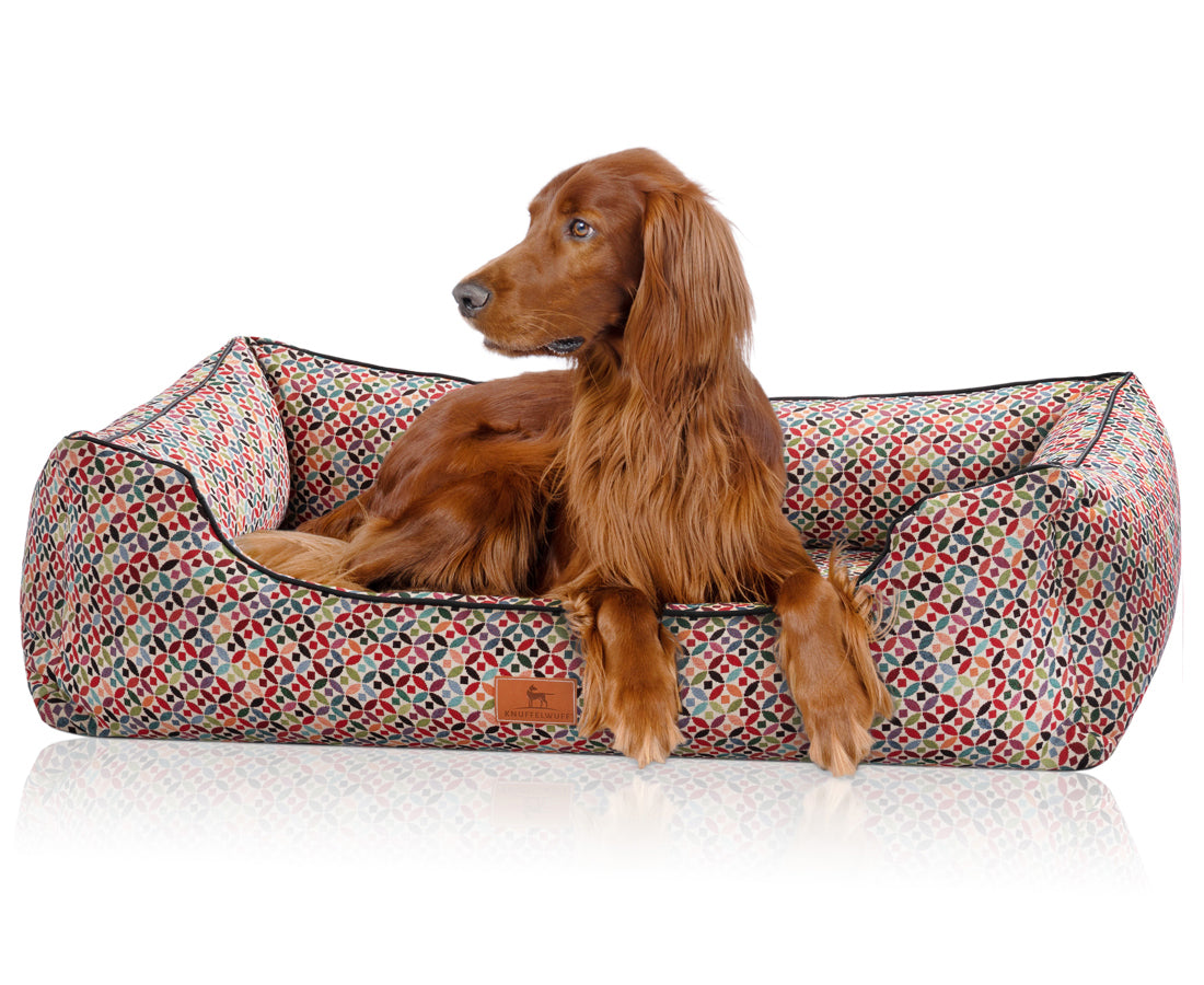 Knuffelwuff Orthopädisches Hundebett Marrakesch – Exotischer Stil trifft auf höchsten Komfort