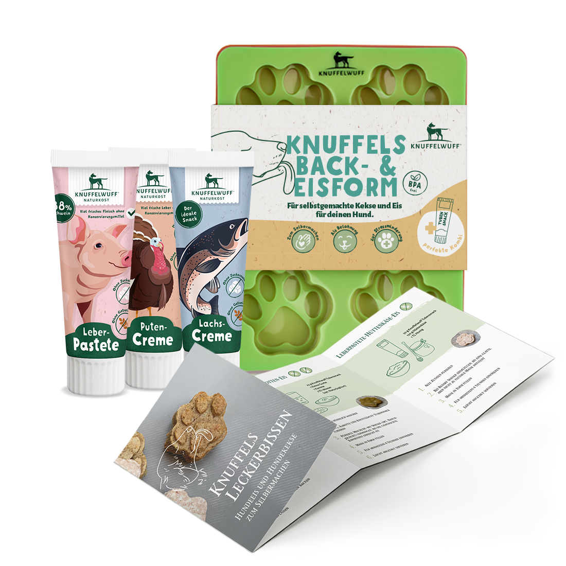 Knuffelwuff Hundesnack-Set – Genuss, Kreativität & Qualität in einem Paket