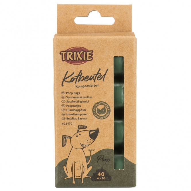 Trixie Pick Up Kompostierbare Hundekotbeutel – Gut für Ihren Hund und die Umwelt