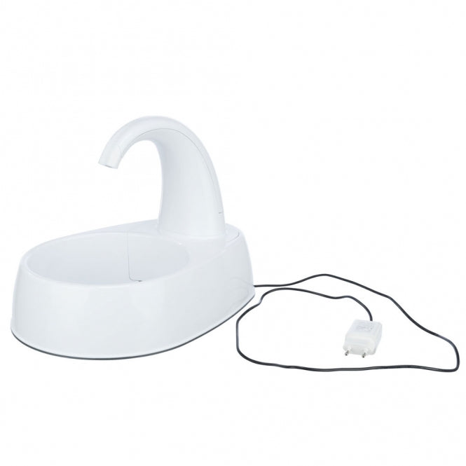 Trixie Trinkbrunnen „Curved Stream“ – Frisches & gefiltertes Wasser für Ihr Haustier