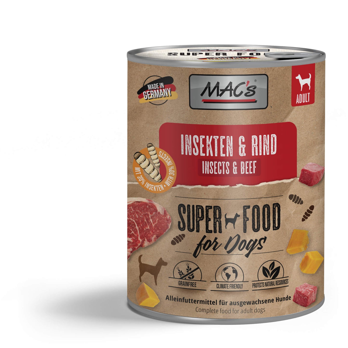 MAC’s Dog Insekten & Rind – Super Food für eine gesunde Ernährung