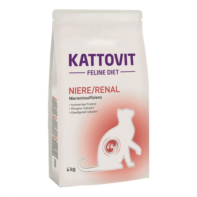 De Hun’nenhoff | Kattovit Feline Diet Niere/Renal – Spezielle Nierendiät für Katzen mit chronischer Niereninsuffizienz