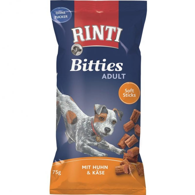Rinti Extra Bitties Huhn & Käse – Der weiche Kausnack für Hunde
