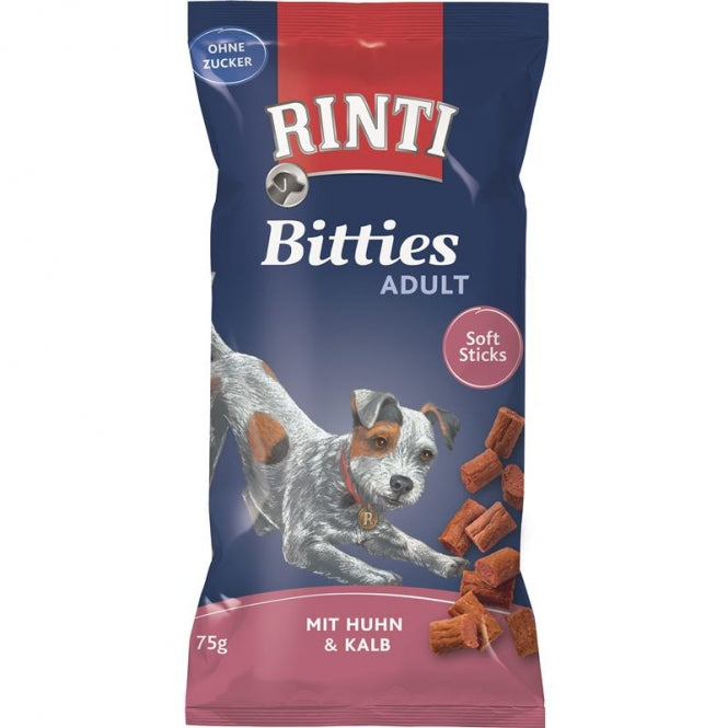 Rinti Extra Bitties Huhn & Kalb – Weiche Fleischsnacks für Hunde