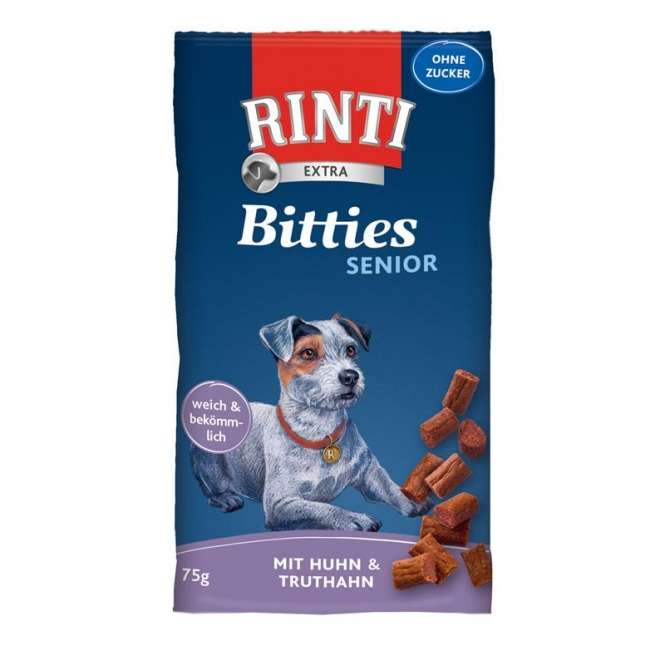 Rinti Extra Bitties Senior – Huhn & Truthahn 75 g