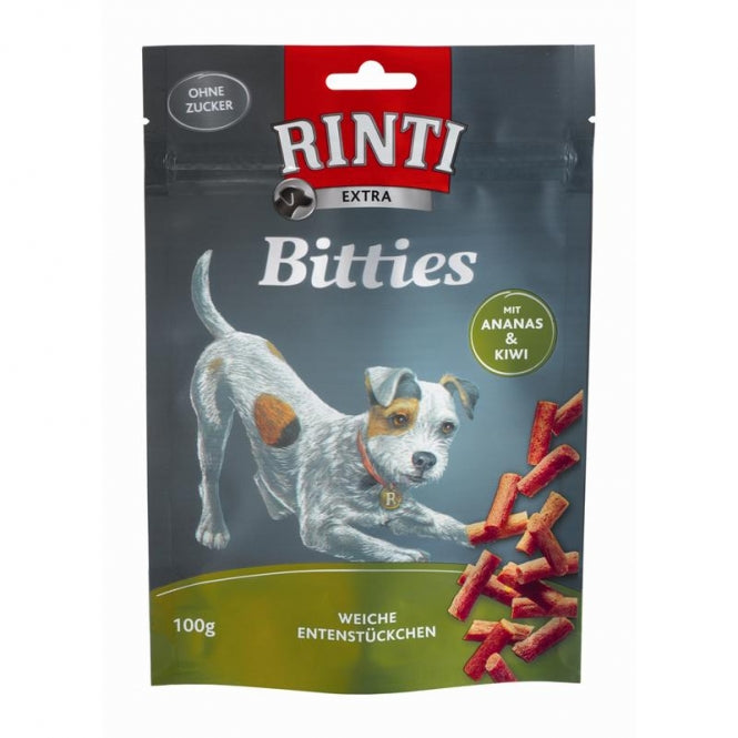 Rinti Extra Snack Bitties – Ente & Ananas – 100g