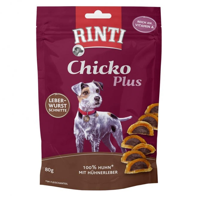 De Hun’nenhoff | Rinti Chicko Plus Leberwurstschnitte – 80 g