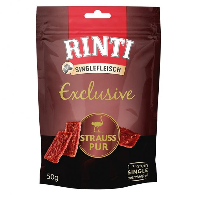 🦴 Rinti Exclusive Snack Strauß 50g
