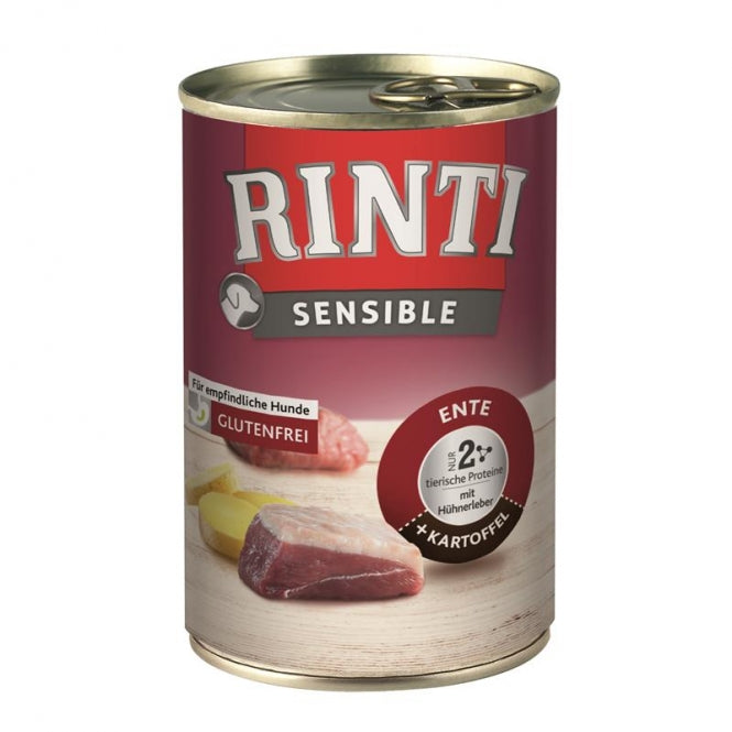 RINTI Sensible – Ente & Kartoffel mit Hühnerleber 400g