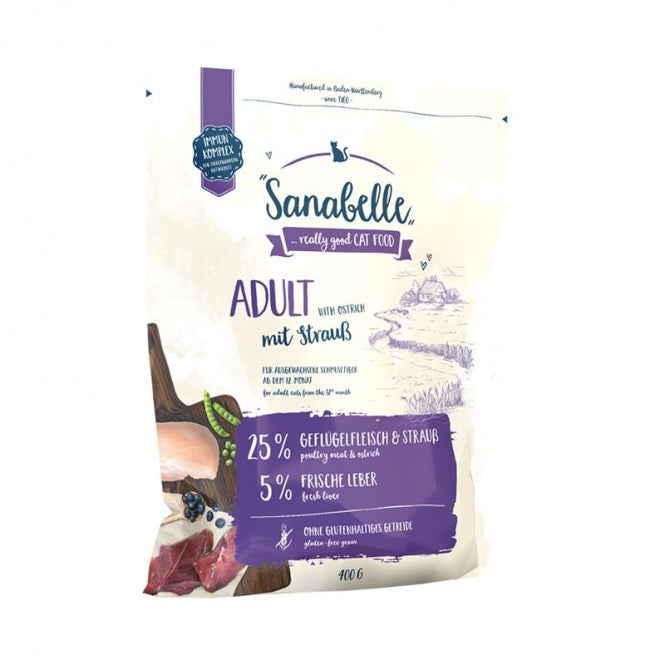 Sanabelle Adult Strauß – Trockenfutter für ausgewachsene Katzen