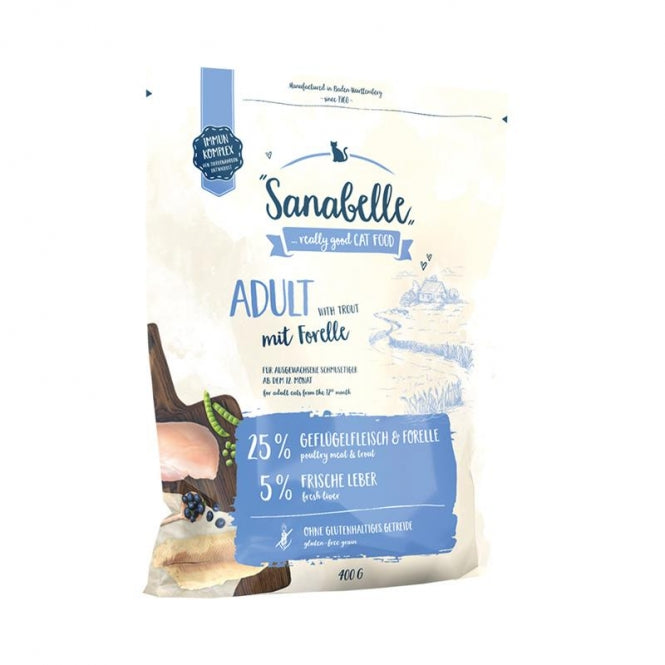 Sanabelle Adult Forelle – Trockenfutter für ausgewachsene Katzen
