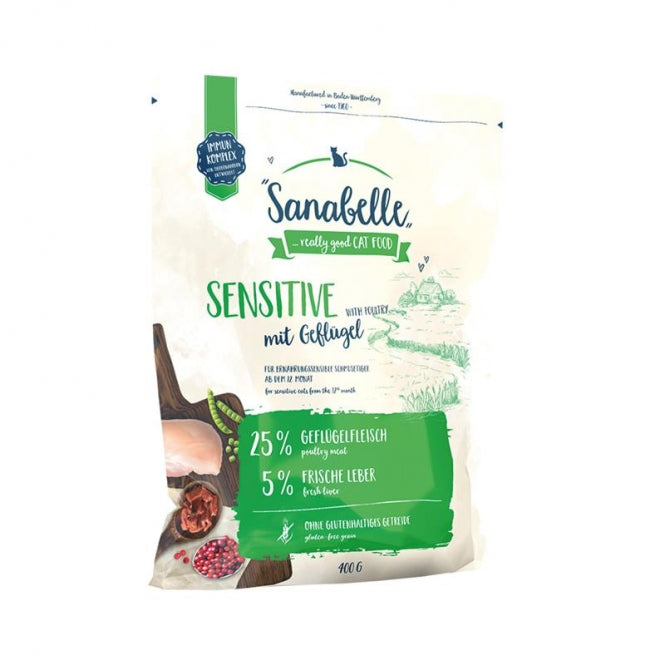 Sanabelle Sensitive Geflügel – Trockenfutter für ernährungssensible Katzen