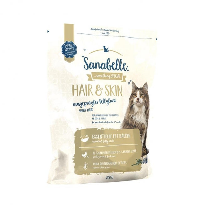 Sanabelle Hair & Skin – Trockenfutter für seidiges Fell & gesunde Haut