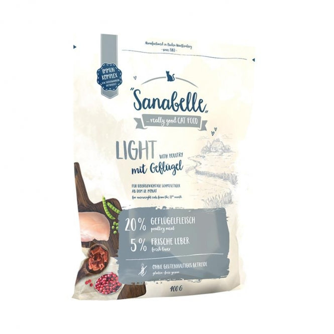 Sanabelle Light mit Geflügel – Trockenfutter für übergewichtige Katzen ab 12 Monaten