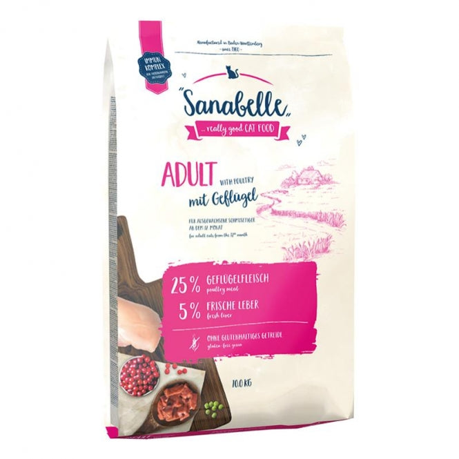 Sanabelle Adult Geflügel – Hochwertiges Trockenfutter für ausgewachsene Katzen
