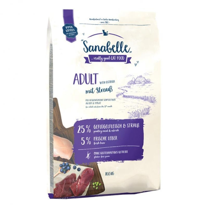 Sanabelle Adult Strauß – Trockenfutter für ausgewachsene Katzen