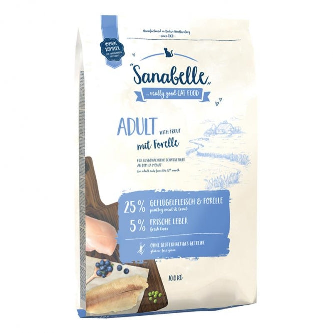 Sanabelle Adult Forelle – Trockenfutter für ausgewachsene Katzen