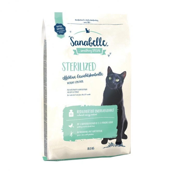 Sanabelle Sterilized – Getreidefreies Trockenfutter für kastrierte Katzen