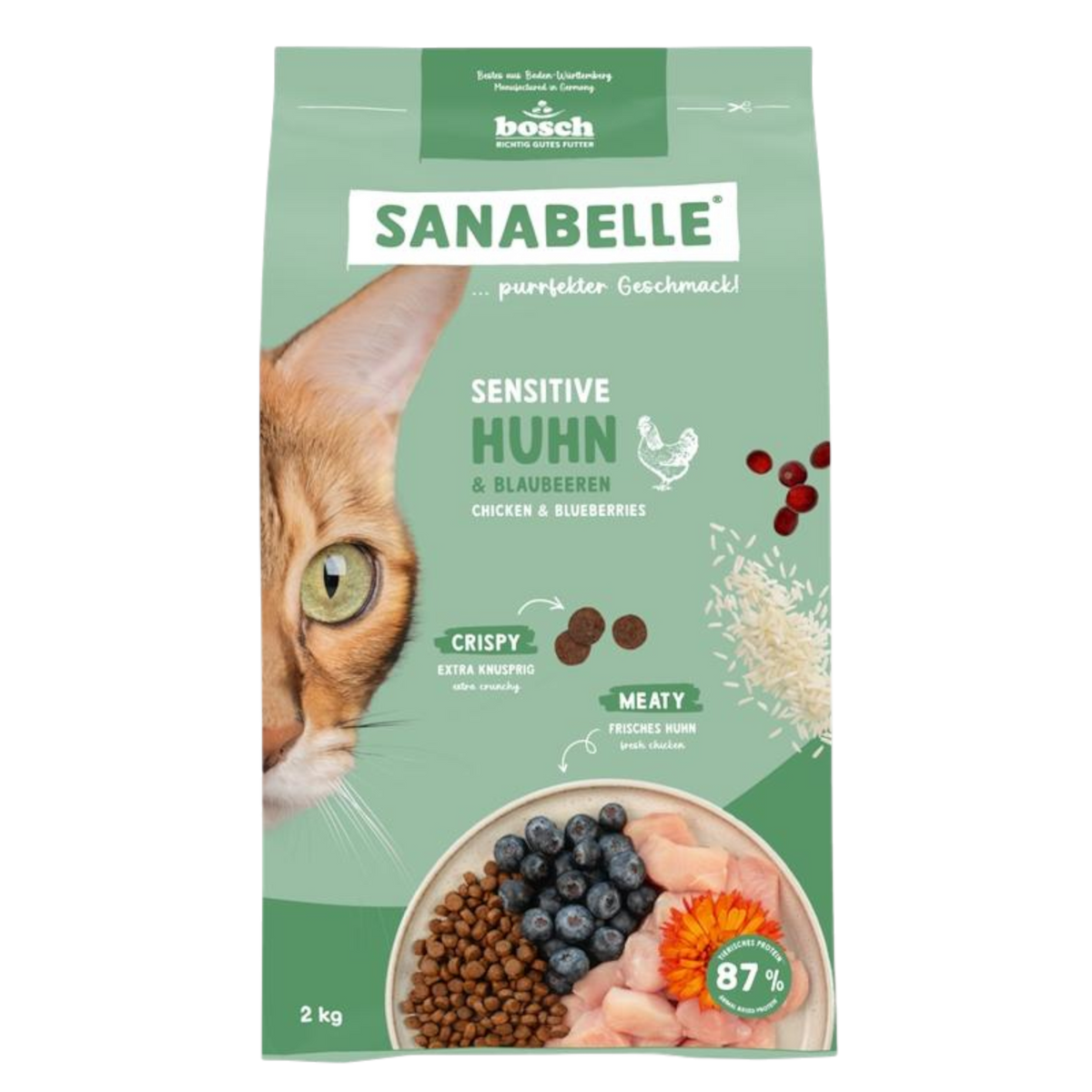 Sanabelle Sensitive – Huhn für sensible Katzen & entspannte Verdauung