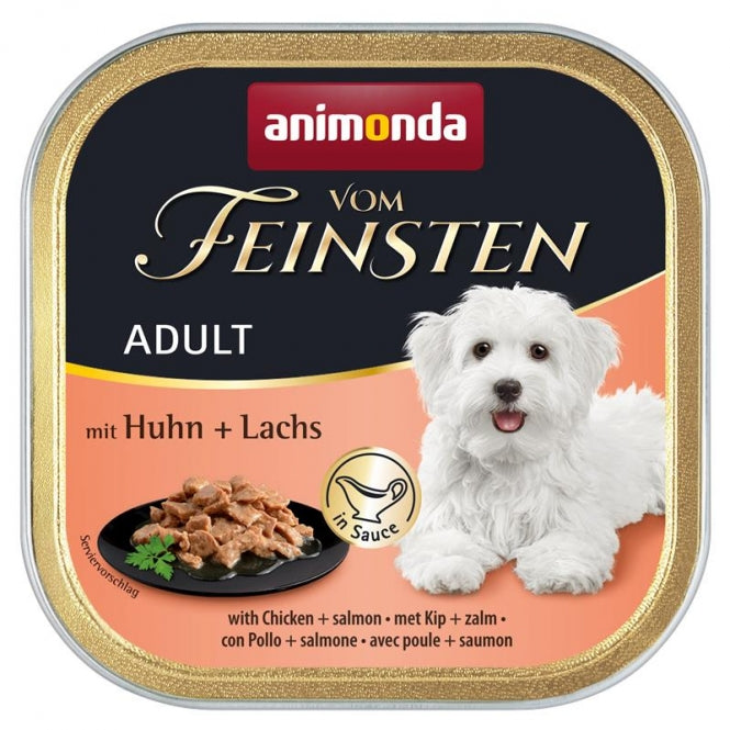 Animonda Vom Feinsten Adult – Huhn & Lachs in Feinschmecker-Sauce