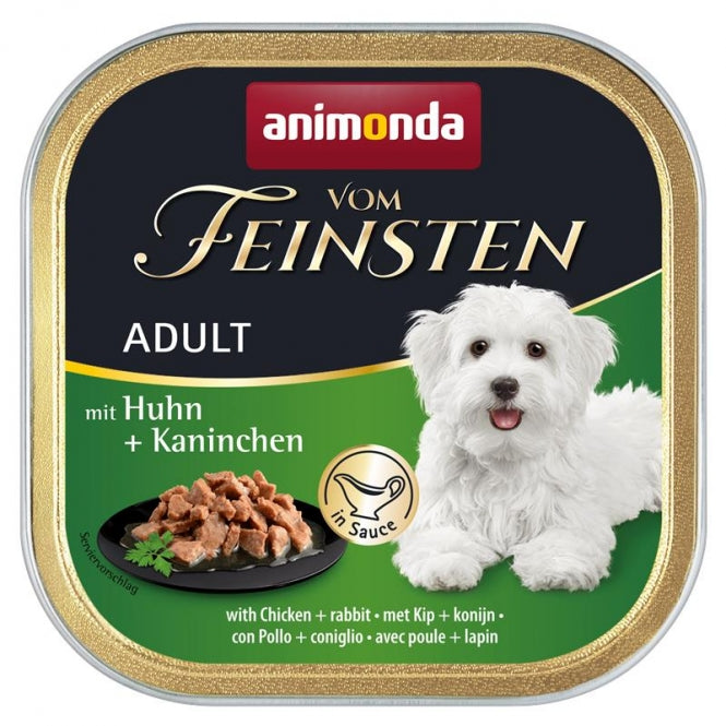 Animonda Vom Feinsten Adult – Huhn & Kaninchen in delikater Sauce