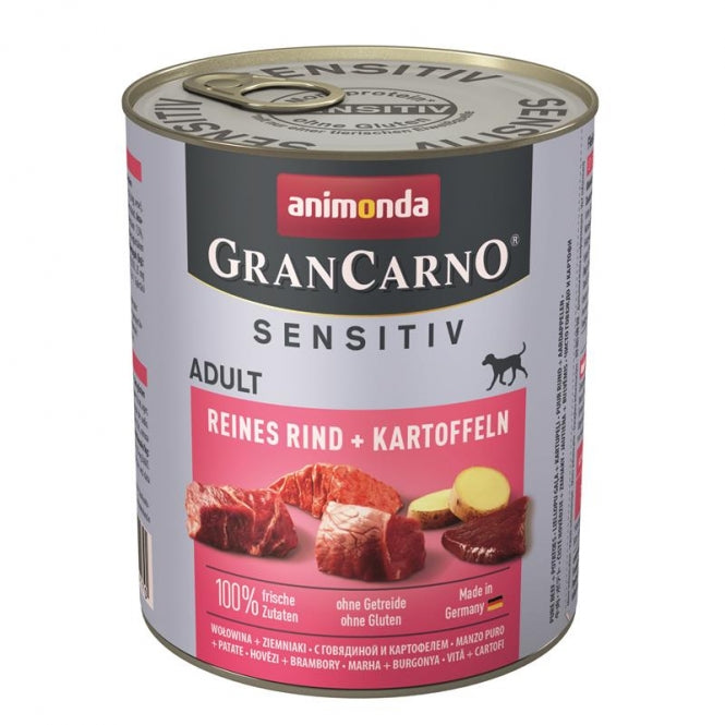 Animonda GranCarno Sensitiv – Reines Rind & Kartoffeln