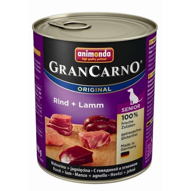 Animonda GranCarno Original SENIOR – Rind & Lamm