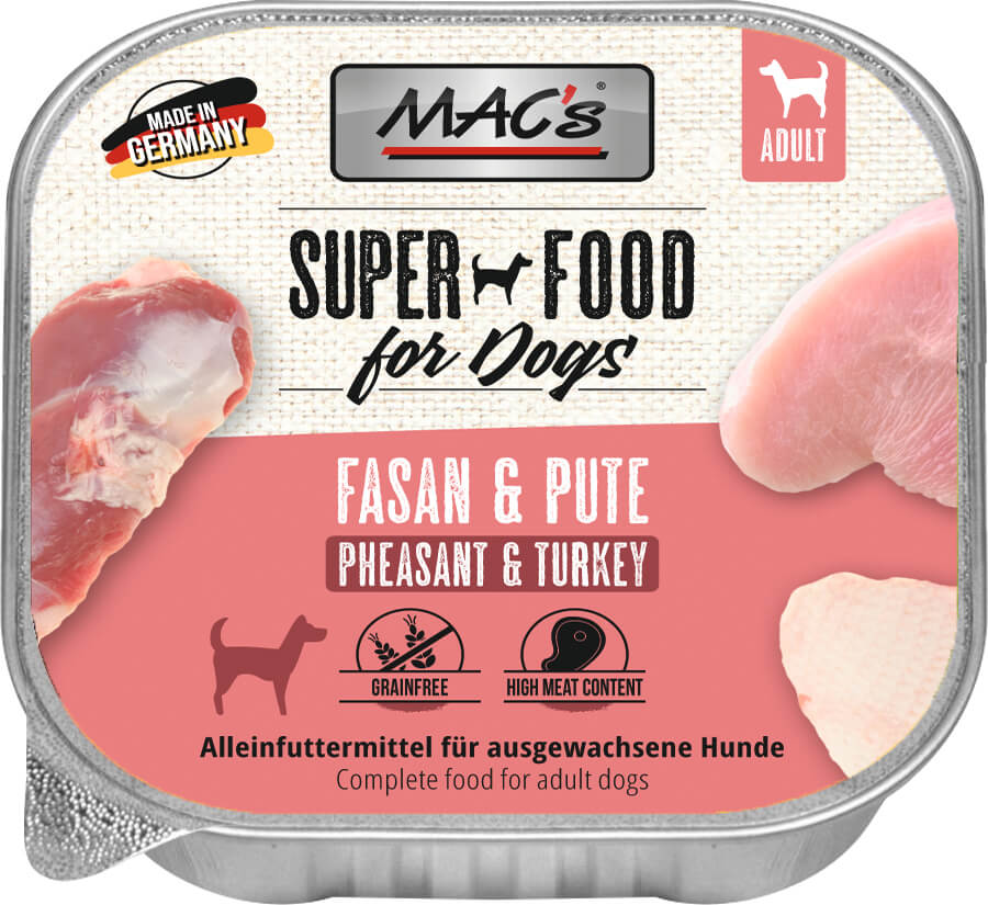 Mac’s Dog Pute & Fasan – Feine Wildrezeptur für höchste Ansprüche