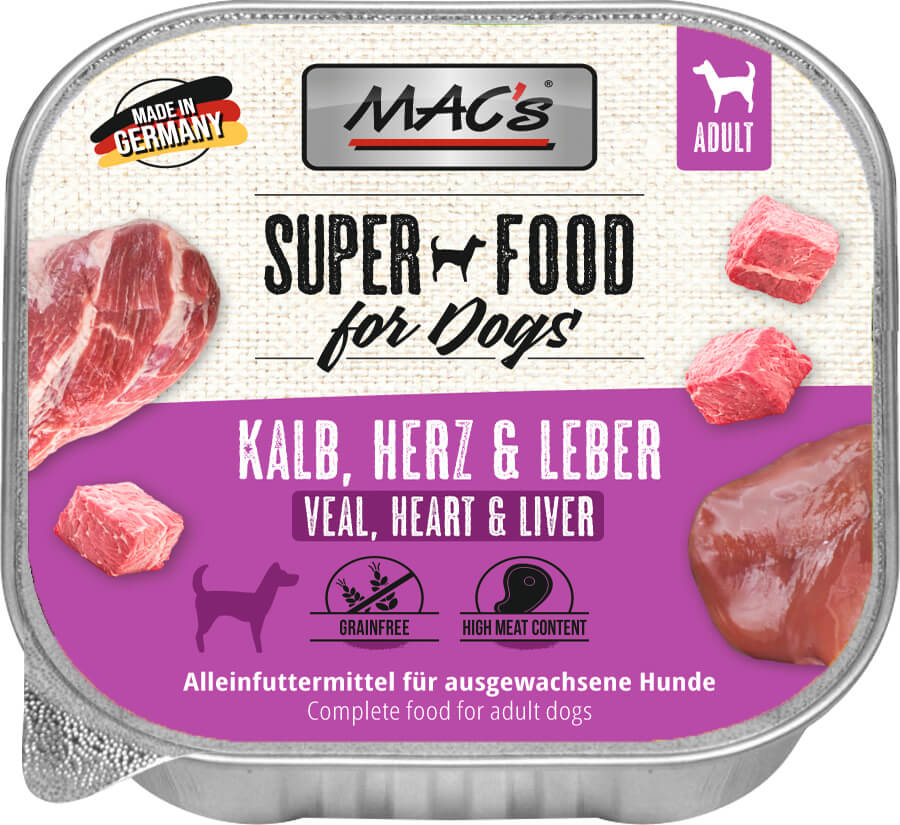 Mac’s Dog Kalb Pur – Reines Fleisch für höchste Ansprüche