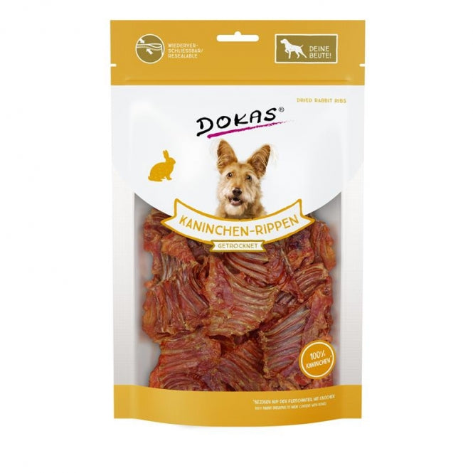 Dokas Kaninchen-Rippen mit Fleisch – der natürliche Kausnack für besondere Genussmomente