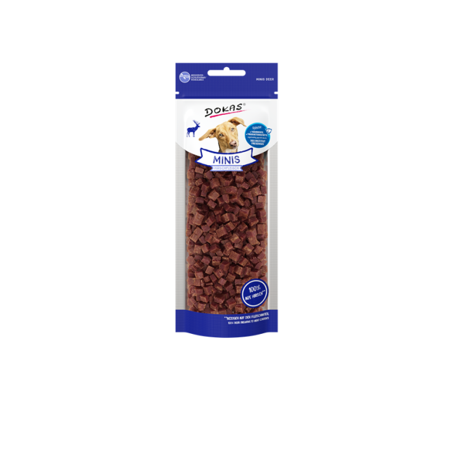Dokas Minis mit Hirsch – handlicher Trainingssnack