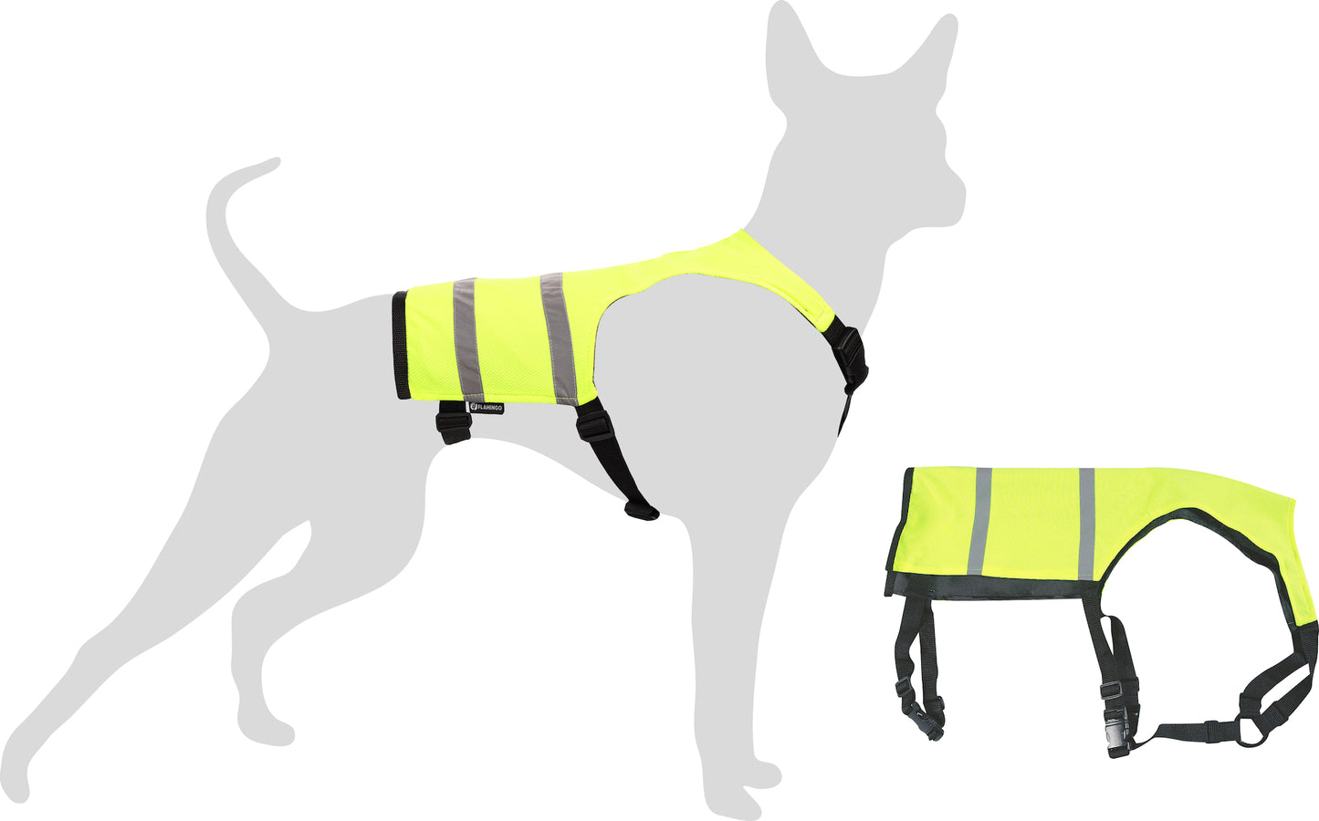 Sicherheitsjacke Fluo – Maximale Sichtbarkeit für deinen Hund!