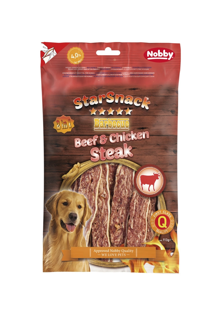 StarSnack BBQ Beef & Chicken Steak – Der herzhafte Protein-Snack für wahre Fleischliebhaber