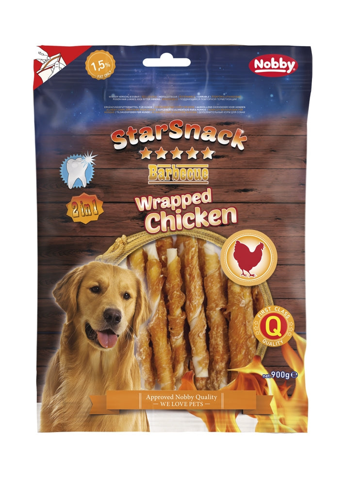 StarSnack BBQ Wrapped Chicken – Zahnpflege trifft Geschmack