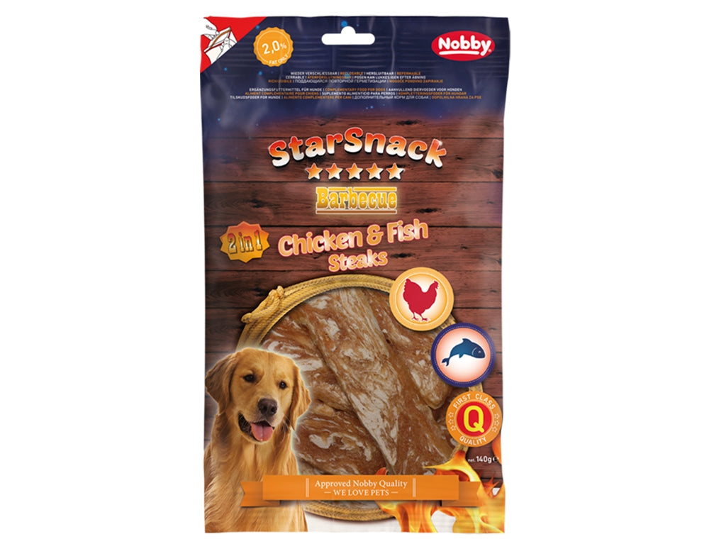StarSnack BBQ Chicken & Fish Steak – Der saftige Protein-Snack für echte Feinschmecker