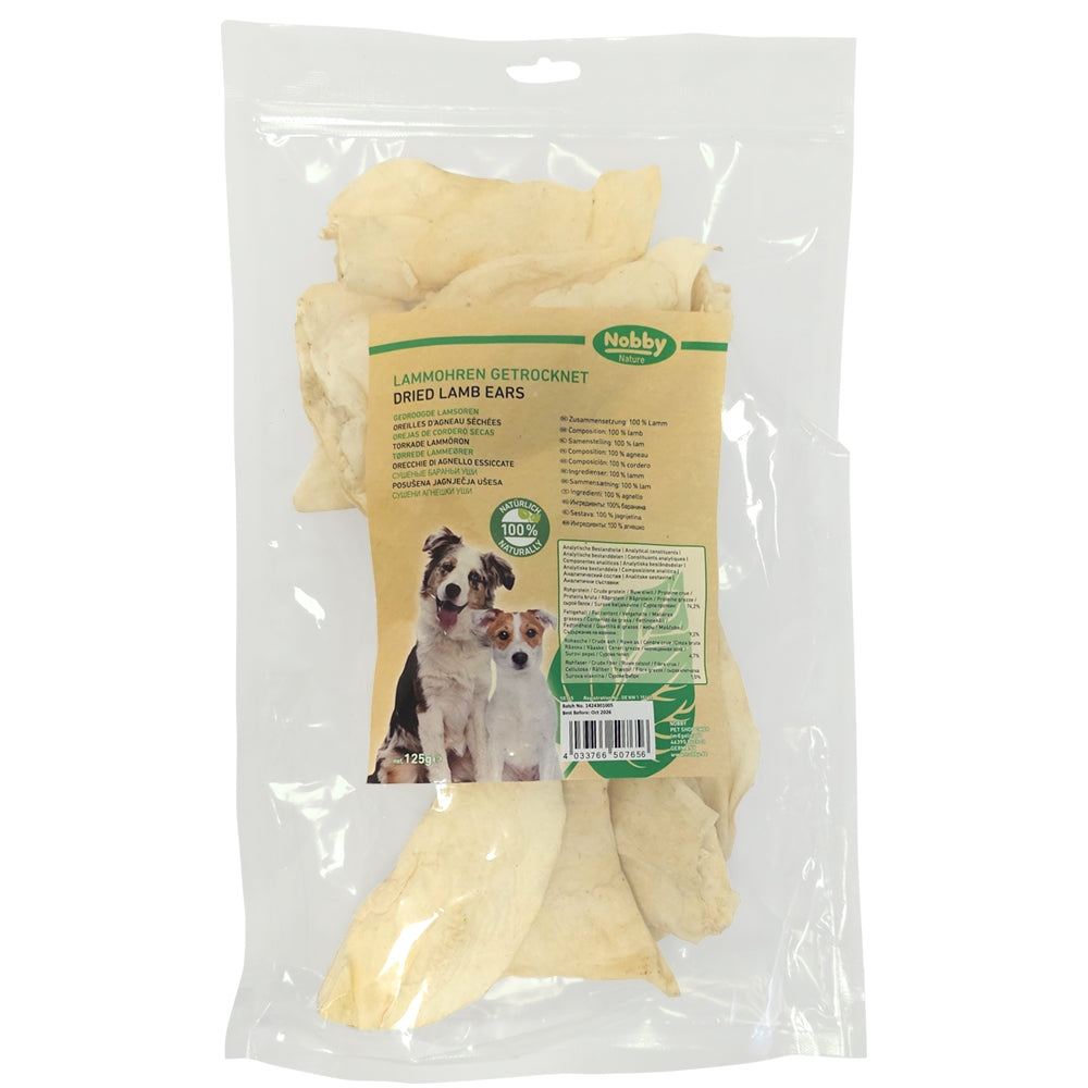 Nobby Nature Lammohren – Naturkauartikel für Hunde