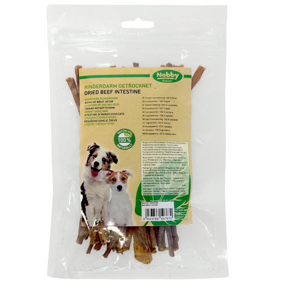 Nobby Nature Rinderdarm – Natürlicher Kauspaß für Ihren Hund