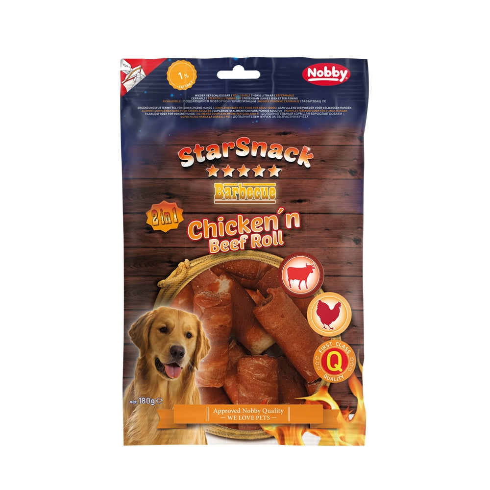 StarSnack Chicken’n Beef Roll – Fleischige Belohnung mit wenig Fett