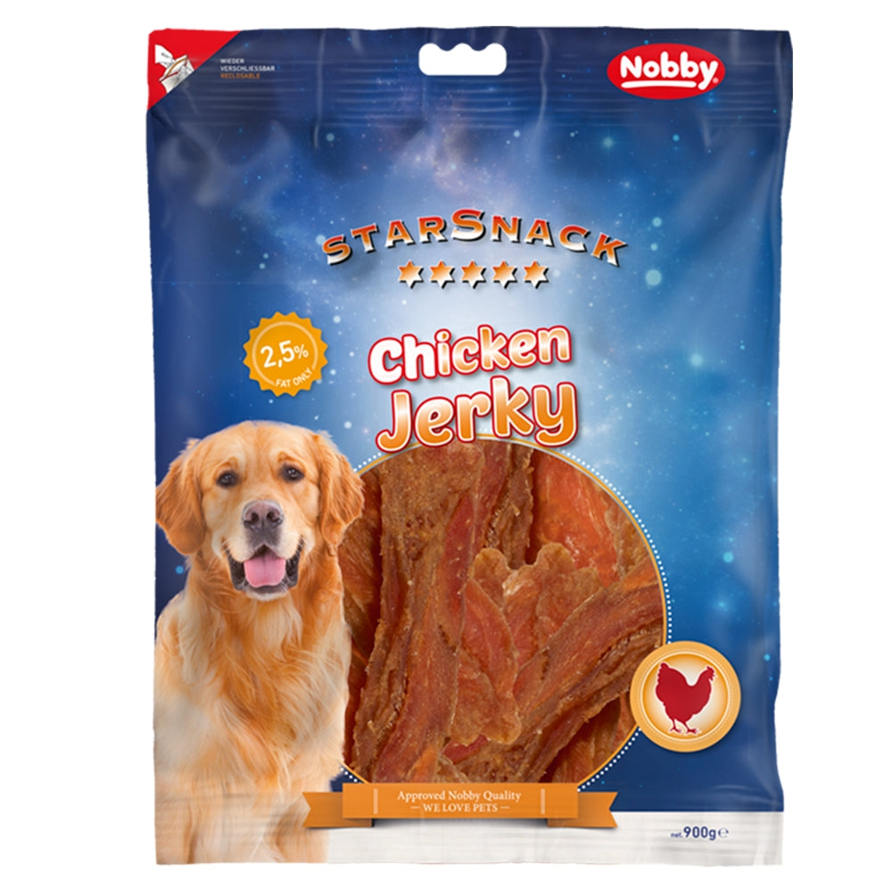 StarSnack Chicken Jerky – Reines Hähnchen, purer Kauspaß