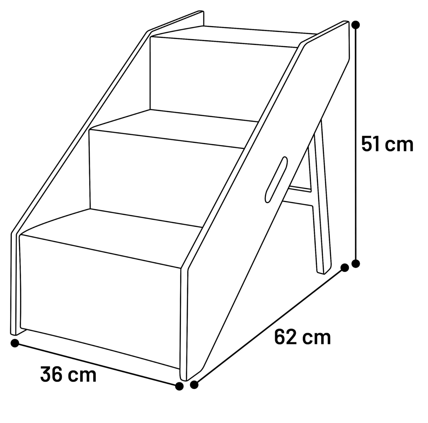 Treppe & Hunderampe "Pino" – 2-in-1 Lösung für mehr Bewegungsfreiheit