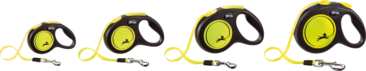 Flexi Roll-Leine New Neon – Sicher unterwegs mit maximaler Sichtbarkeit