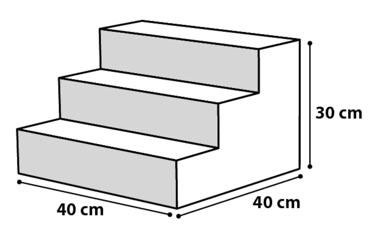 Treppe Scala – Weich, leicht & bequem für kleine oder ältere Hunde