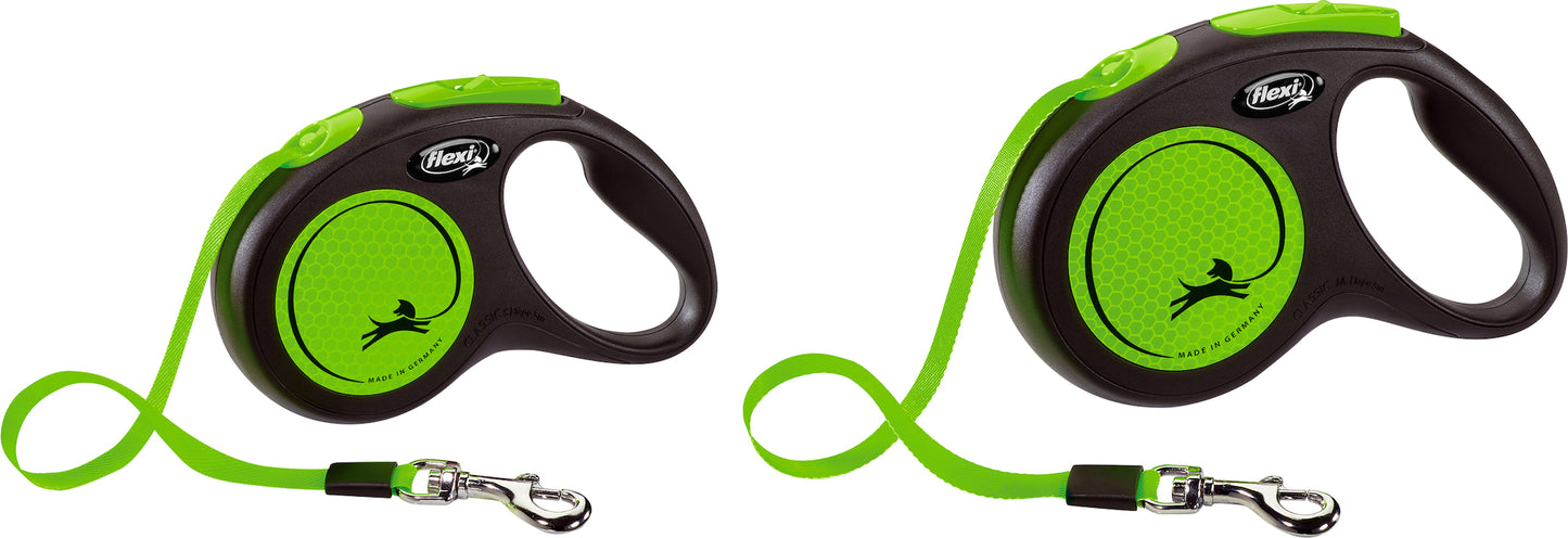 Flexi Roll-Leine New Neon – Sicher unterwegs mit maximaler Sichtbarkeit